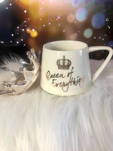 Crown mug queen of - crown,